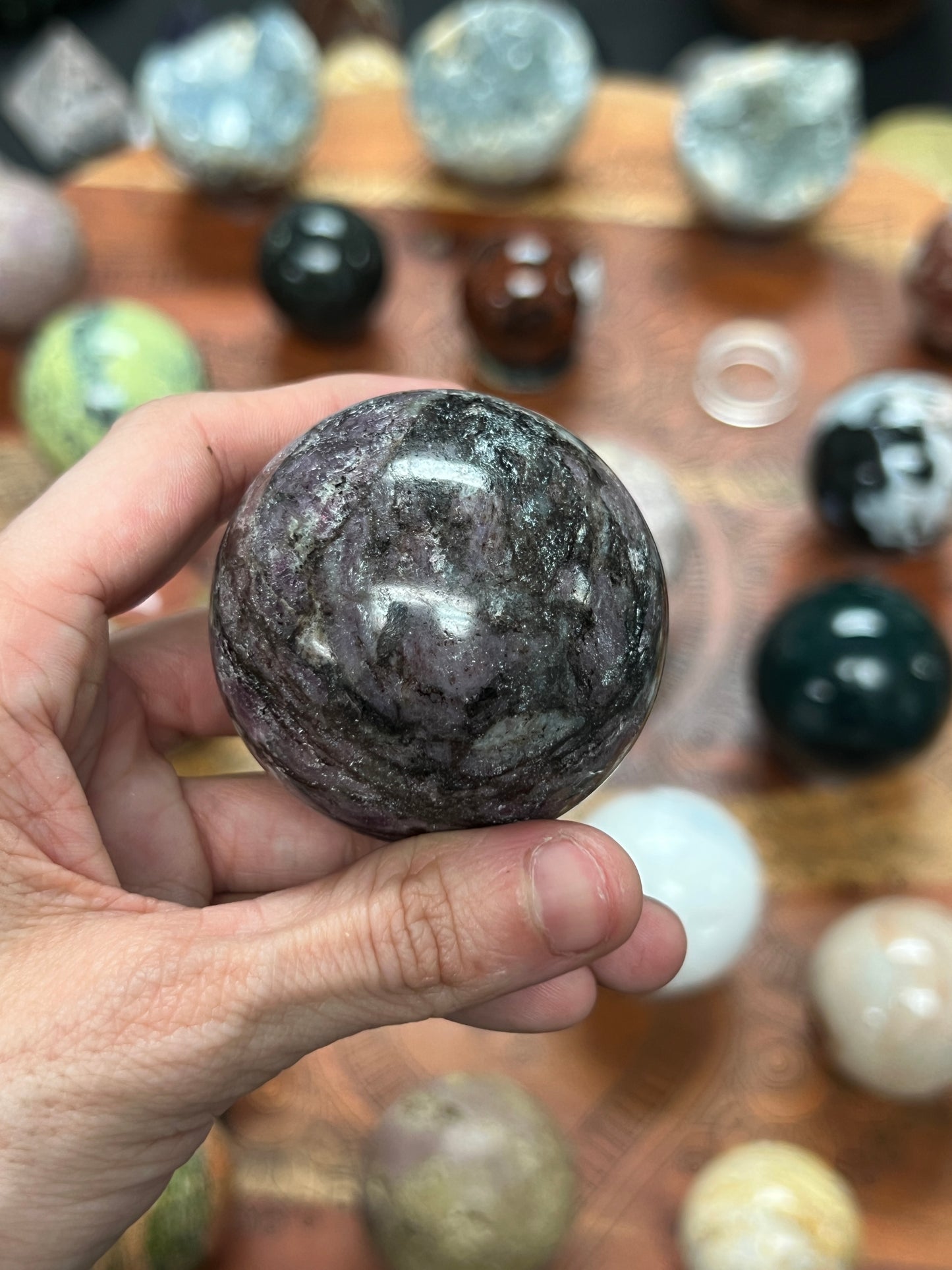 Purple Garnet Sphere